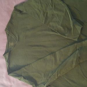 Mens new v neck long sleeve tee.